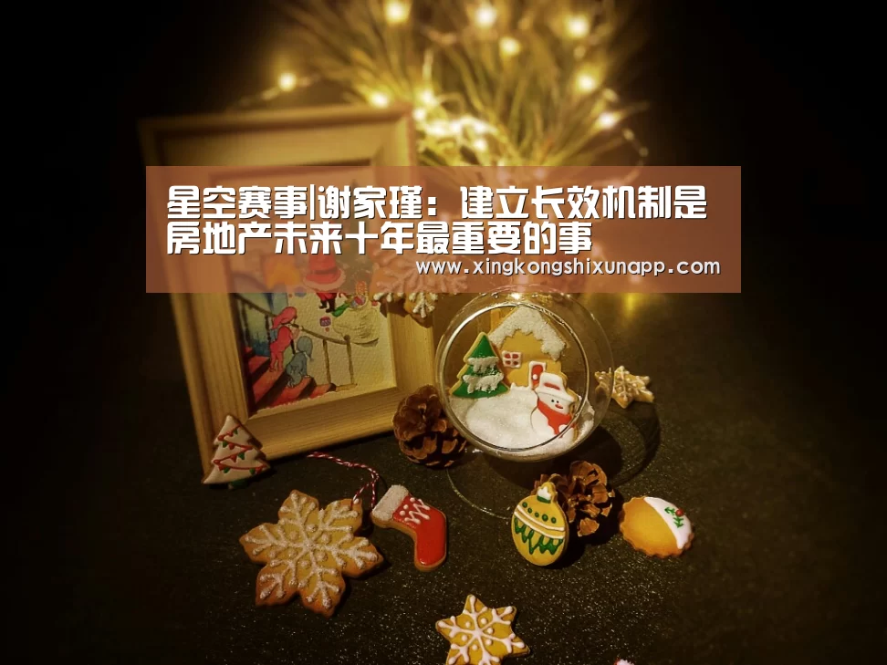 星空赛事|谢家瑾:建立长效机制是房地产未来十年最重要的事(图3) 星空体育