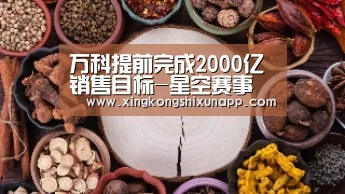 万科提前完成2000亿销售目标-星空赛事(图3) 星空视讯